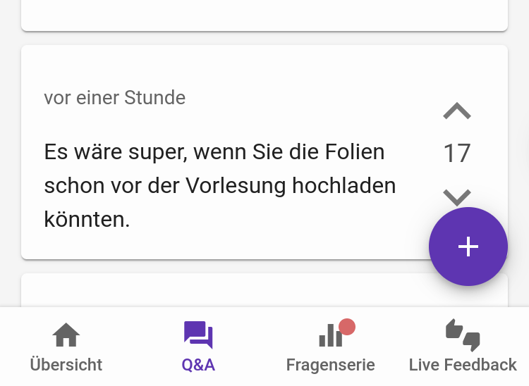 Navigationsleiste auf Mobilgeräten