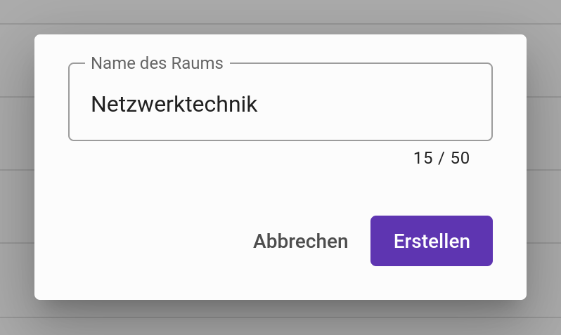 Raum Startseite